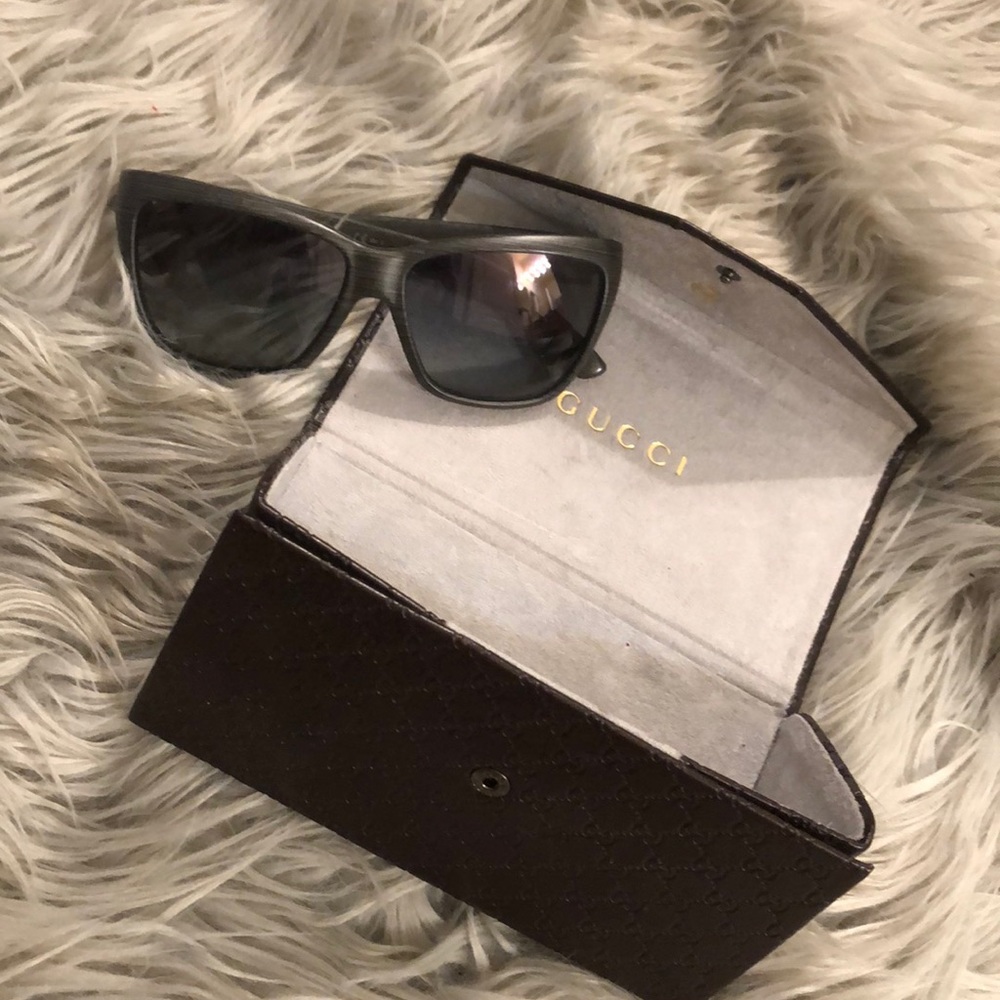 Gucci Sunglasses wood grain